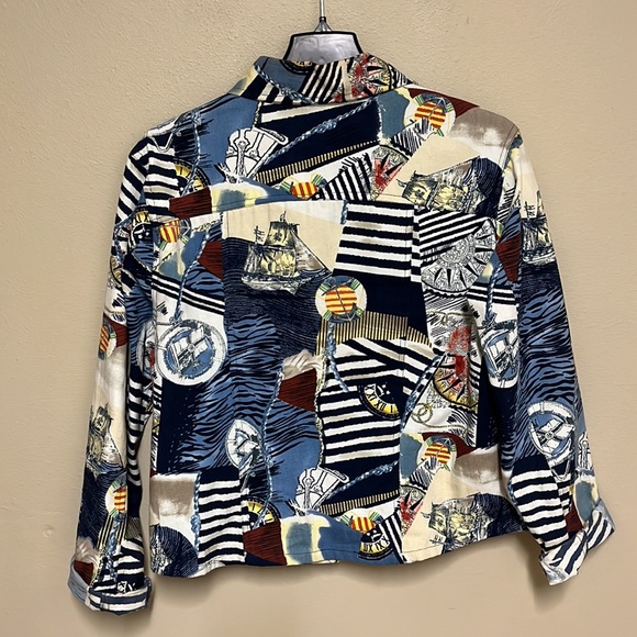 Gaudy Couture Button Front Jacket - Nautical - Picture 5 of 9